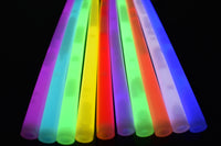 Thumbnail for 12 inch 15mm Assorted Premium Glow Sticks- 10 Per Package