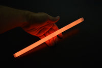 Thumbnail for 12 inch 15mm Orange Premium Glow Sticks- 10 Per Package