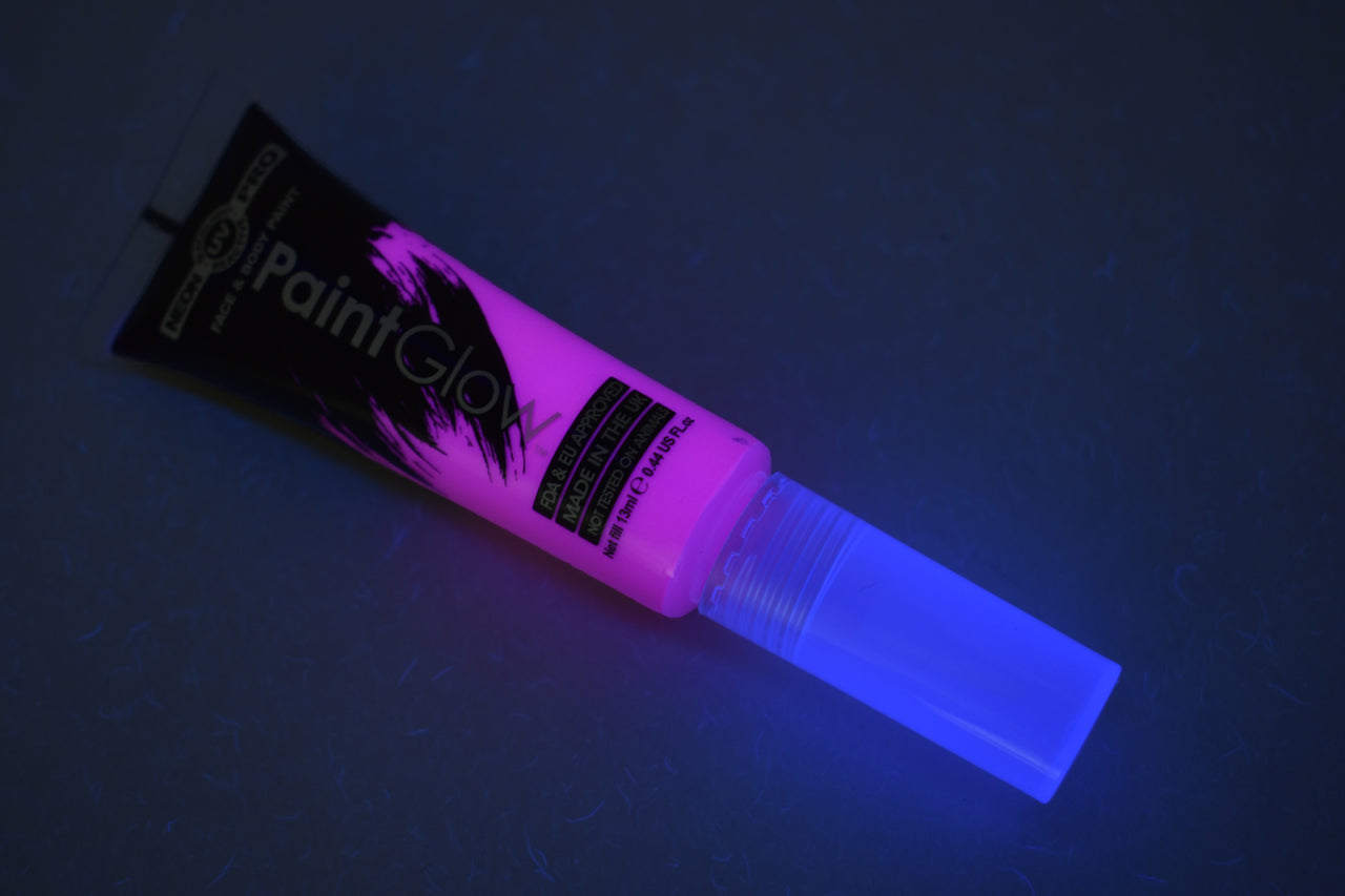PaintGlow .44oz UV Blacklight Reactive Pastel Face and Body Paint- Fast USA  Ship
