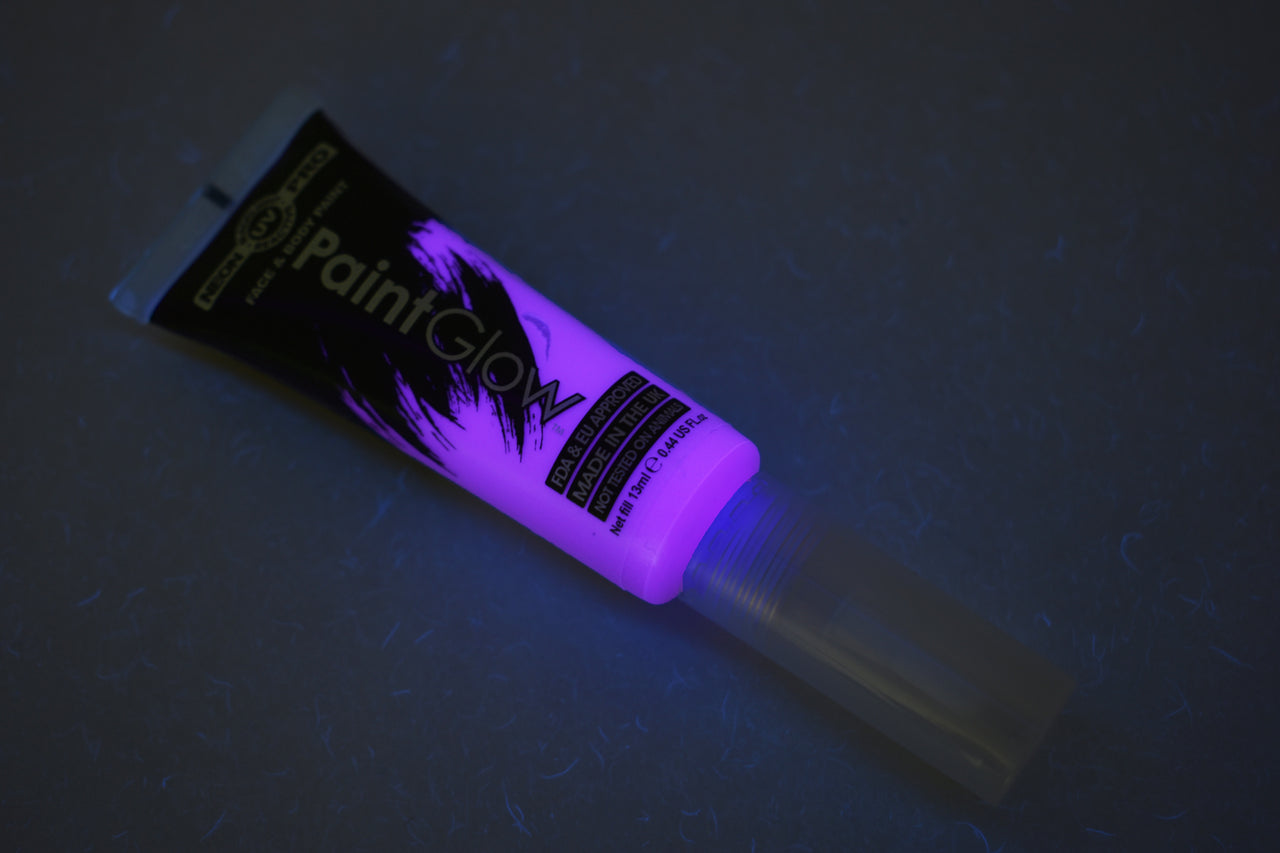 UV Fluoro Blacklight + Glow in Dark 6x50ml Professional Body Face