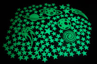 Thumbnail for 150+ Piece Glow in the Dark Stars Super Glowing Galaxy Set Wall Ceiling Decor