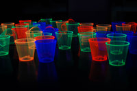 Thumbnail for 1 Ounce 50ct Neon UV Blacklight Reactive Glow Party Shot Glasses