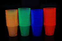 Thumbnail for 1 Ounce 50ct Neon UV Blacklight Reactive Glow Party Shot Glasses