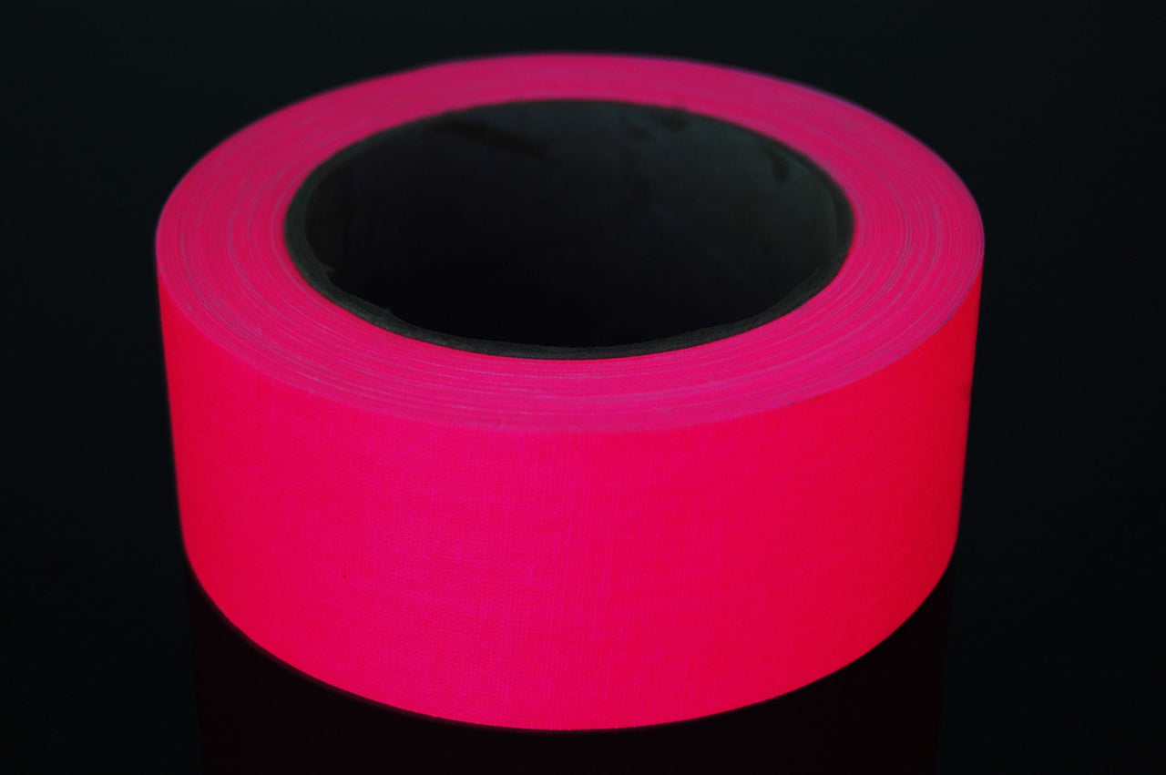 Grade A (Gaffer Guys) Neon Pink Gaff Tape - 55 Yard (Fluorescent