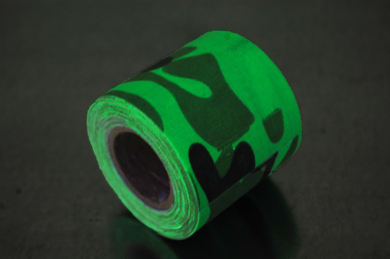 UV Blacklight Reactive Fluorescent Camo Gaffer Tape- 6 Yards