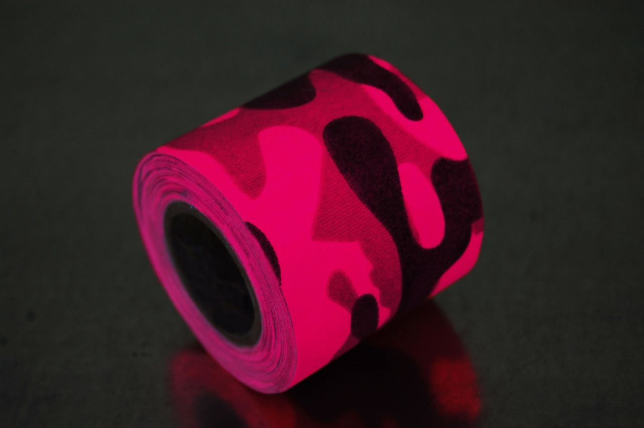 UV Blacklight Reactive Fluorescent Camo Gaffer Tape- 6 Yards