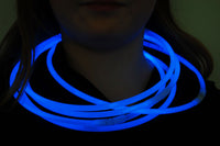 Thumbnail for Premium Jumbo Blue Glow Necklaces- 50 per package