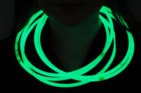 Thumbnail for Premium Jumbo Green Glow Necklaces- 50 per package