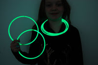 Thumbnail for Premium Jumbo Green Glow Necklaces- 50 per package