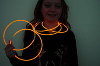 Thumbnail for Premium Jumbo Orange Glow Necklaces- 50 per package