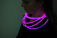 Thumbnail for Premium Jumbo Pink Glow Necklaces- 50 per package
