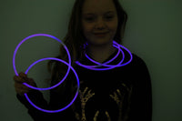 Thumbnail for Premium Jumbo Purple Glow Necklaces- 50 per package