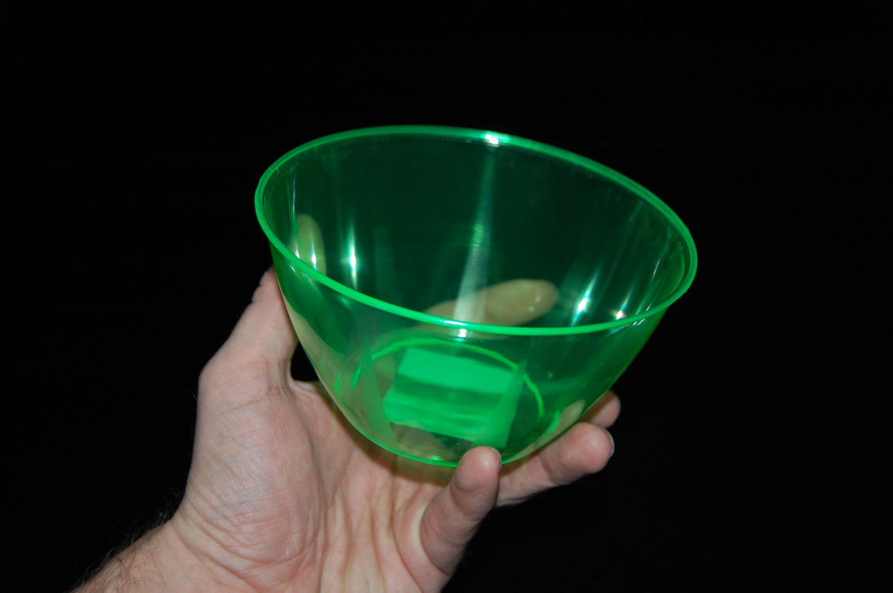 24oz Neon Blacklight Reactive Glow Party Snack Dip Bowls