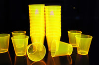 Thumbnail for 2 Ounce 50ct Neon UV Blacklight Reactive Glow Party Shot Glasses