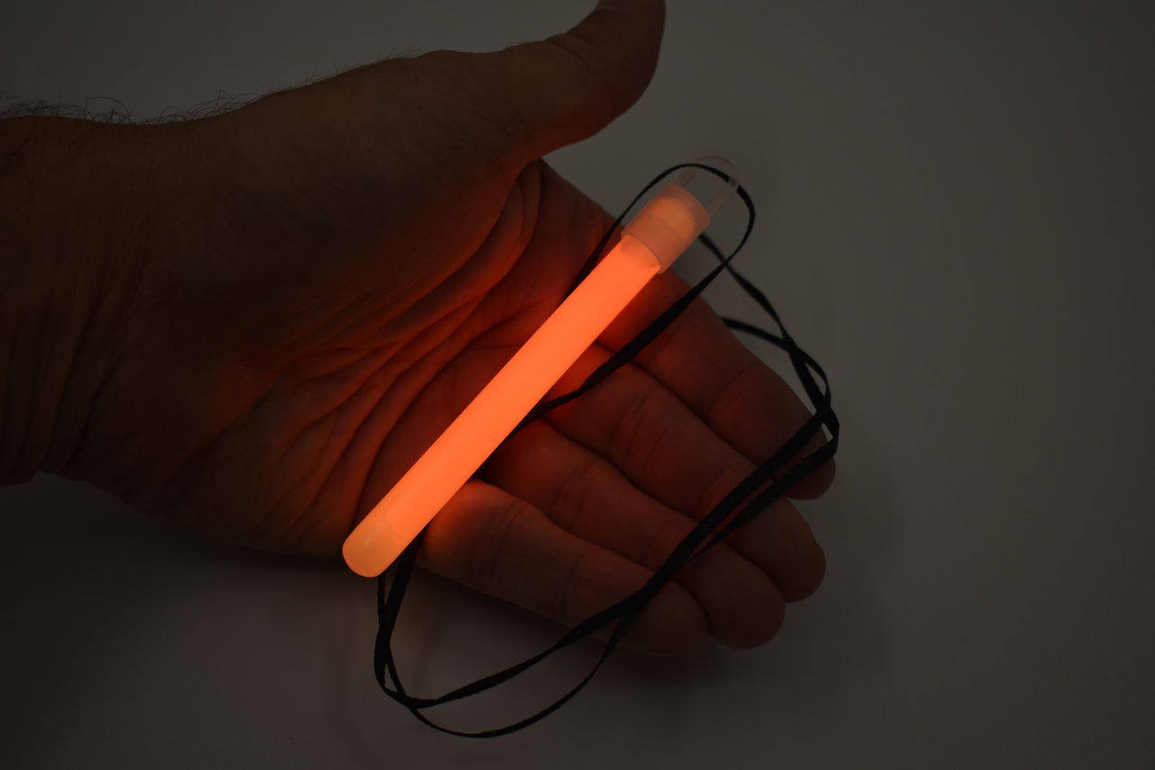 1.5 Inch Orange Mini Glow Sticks - Pack of 50
