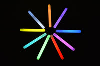Thumbnail for 4 inch 10mm Assorted Glow Sticks- 25 Per Package