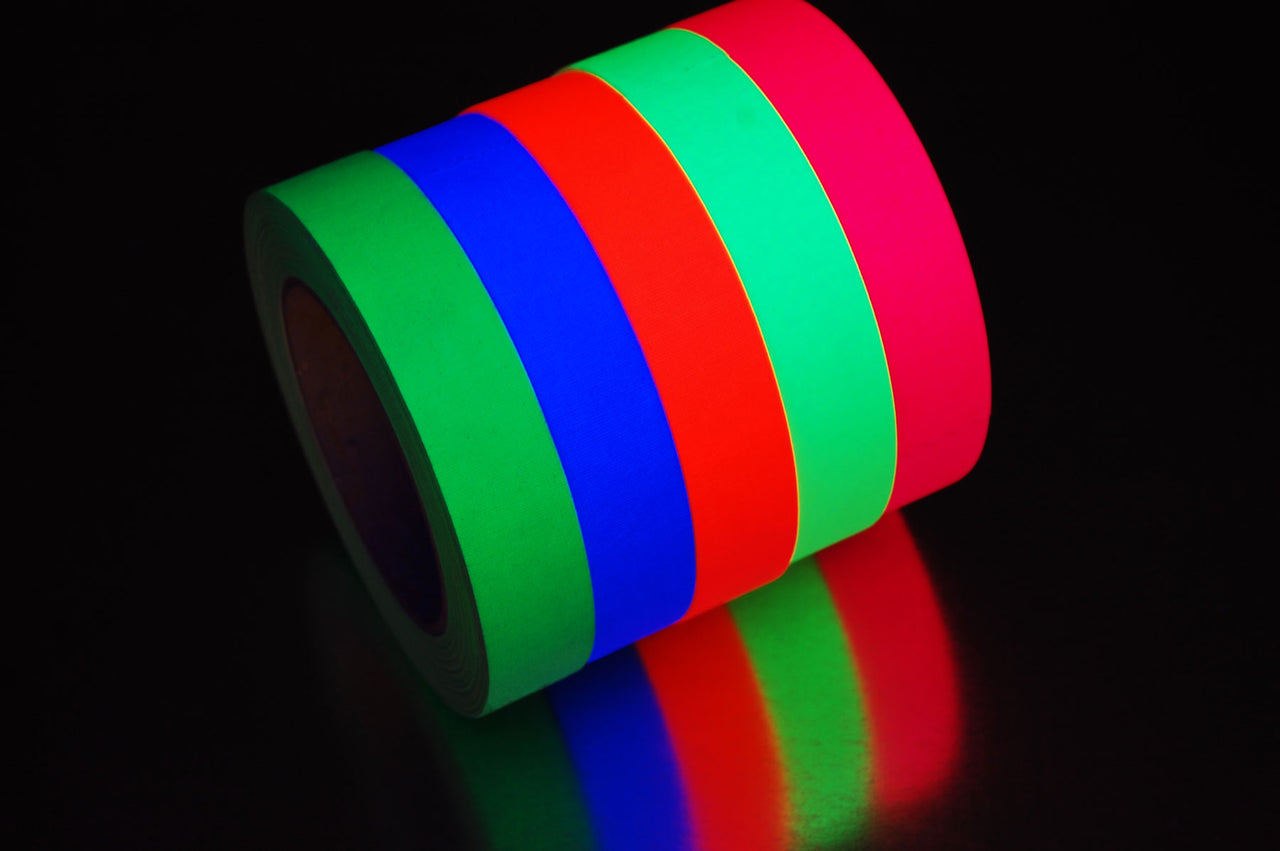 1 Inch UV Blacklight Reactive Fluorescent Gaffer Tape