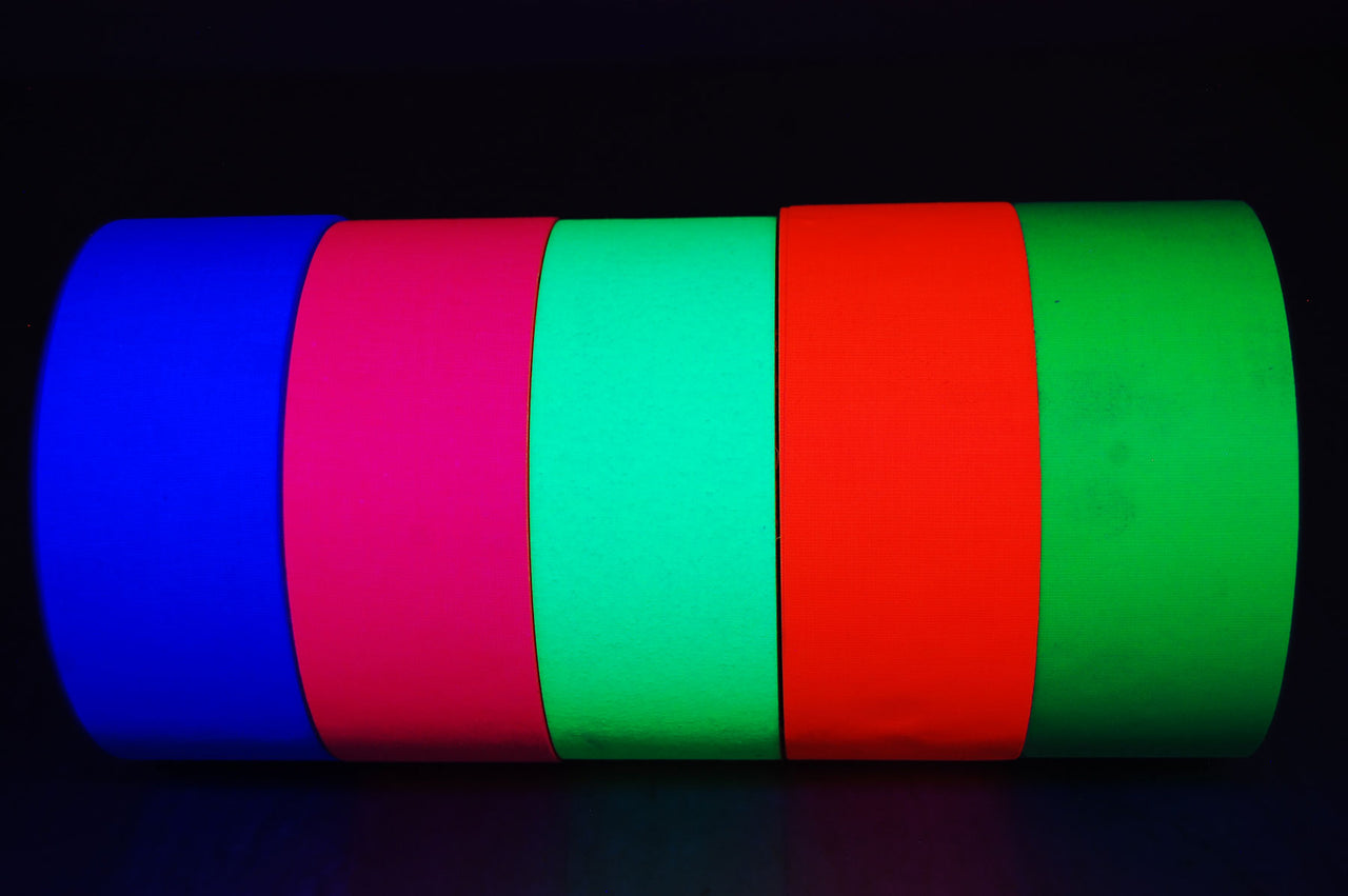 2 Inch UV Blacklight Reactive Fluorescent Gaffer Tape – DirectGlow LLC