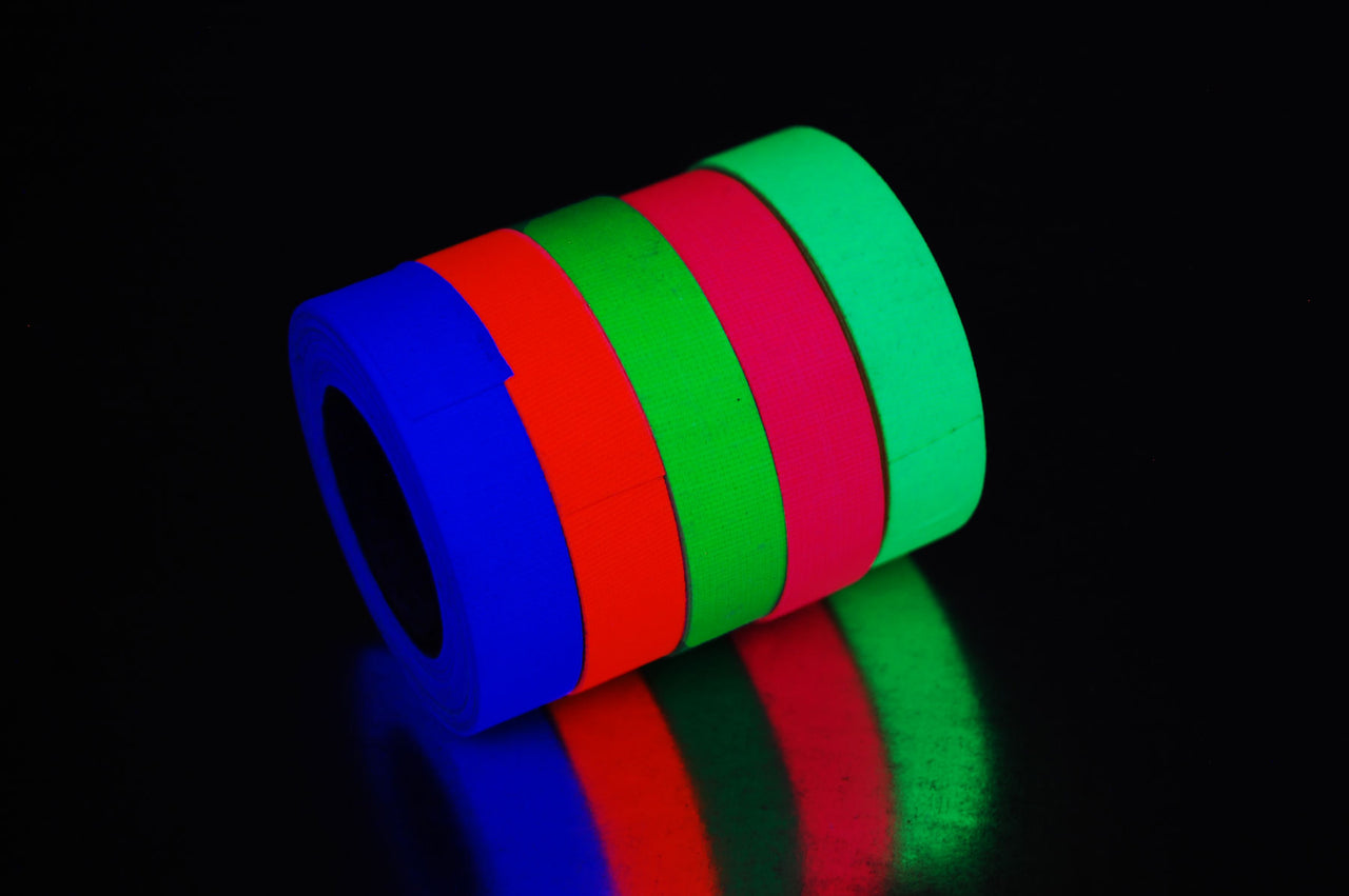 1 Inch UV Blacklight Reactive Fluorescent Gaffer Tape