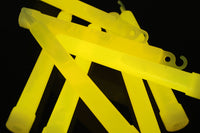Thumbnail for 6 inch 15mm Yellow Premium Safety Glow Sticks- 25 Per Package