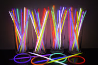 Thumbnail for 8 inch Premium 9 Color Assorted Glow Stick Bracelets- 100 per package