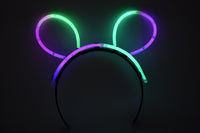 Thumbnail for Green Pink Bi-Color Glow Stick Bunny Ears- 33 Pieces