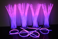 Thumbnail for 8 inch Premium Bi-Color Pink/Purple Glow Stick Bracelets- 100 per package