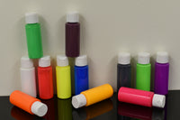 Thumbnail for Blacklight Reactive Fluorescent Acrylic Paints 12 Pack 2 Ounce Bottles