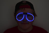 Thumbnail for Blue Glow Stick Eye Glasses- Single Packs