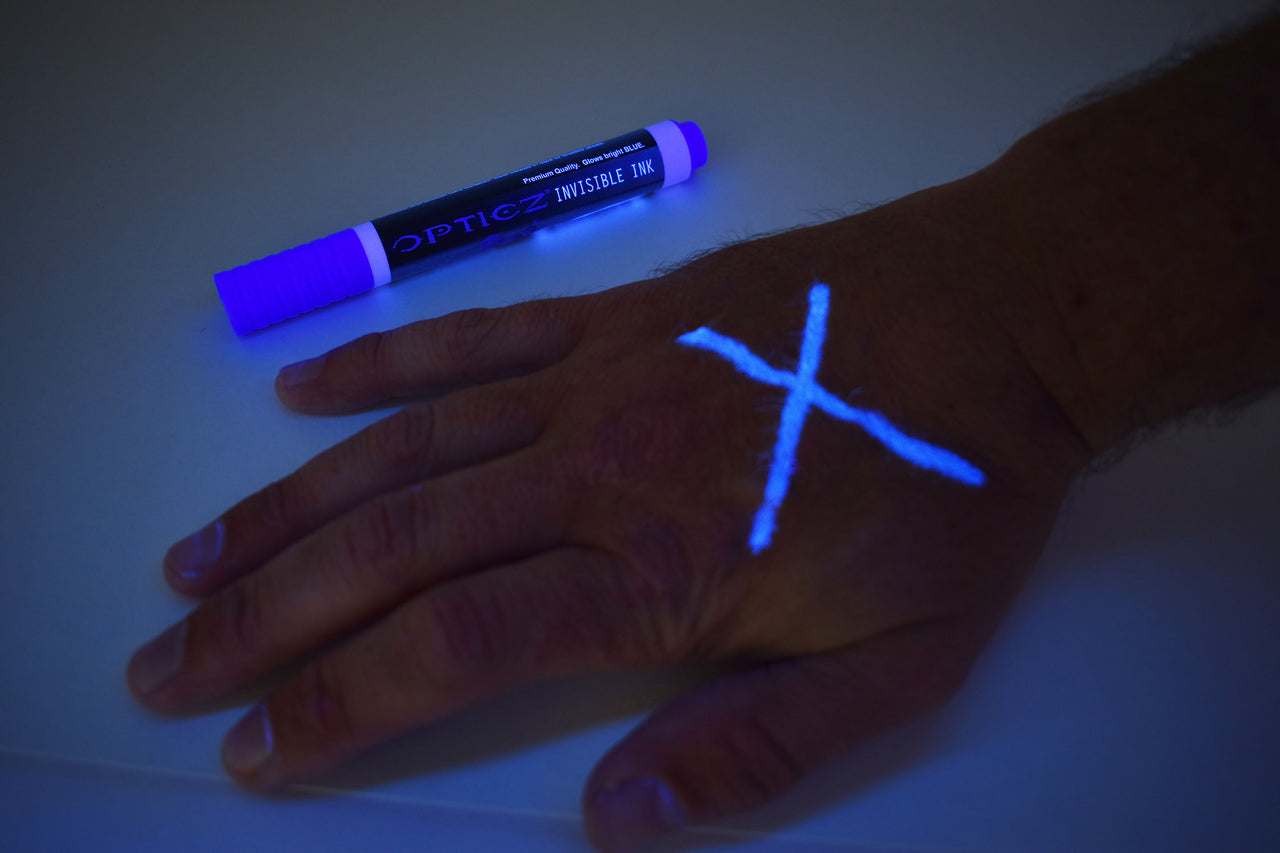 Opticz XL Invisible UV Blacklight Reactive Large Tip Ink Marker