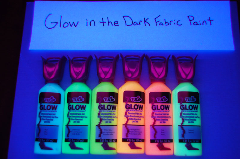 Tulip Luminous Glow in the Dark Fabric Paint- 6 Pack Set – DirectGlow LLC