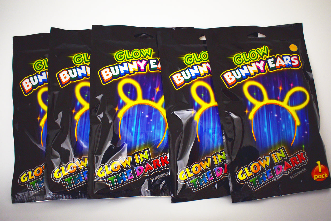 Orange Glow Stick Bunny Ears- Single Retail Packs – DirectGlow LLC