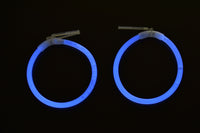Thumbnail for Blue Glow Stick Hoop Earrings- 50 Pairs