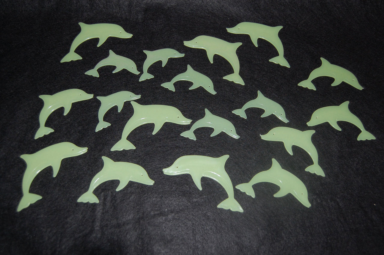 18 Piece Glow in the Dark Dolphins Wall Ceiling Decor