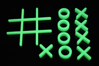 Glow In The Dark Tic Tac Toe Game Outdoor Table Game Set For Kids & Family