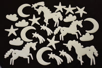 Thumbnail for 24 Piece Glow in the Dark Unicorns Wall Ceiling Decor