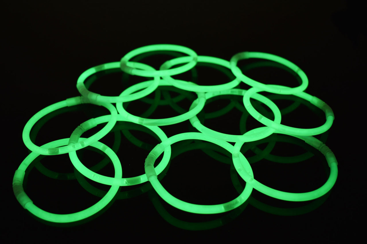 Green Glow Bracelets-8-50 Per Tube