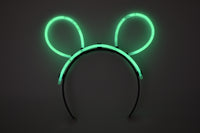 Thumbnail for Green Glow Stick Bunny Ears- Single Retail Packs
