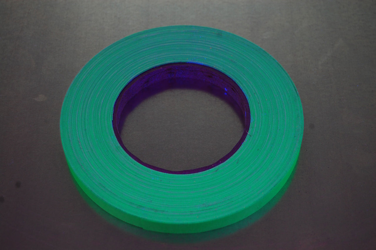 Half Inch UV Blacklight Reactive Fluorescent Gaffer Tape