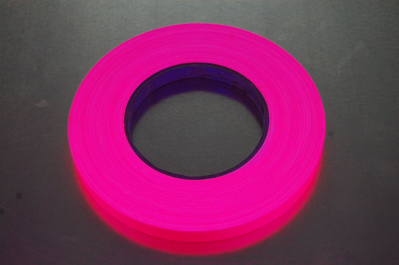 thumbnail image 2 of UV Blacklight Reactive Gaffer Tape - 1 Inch X 50 Yards Fluorescent Green Party Tape 2 of 13