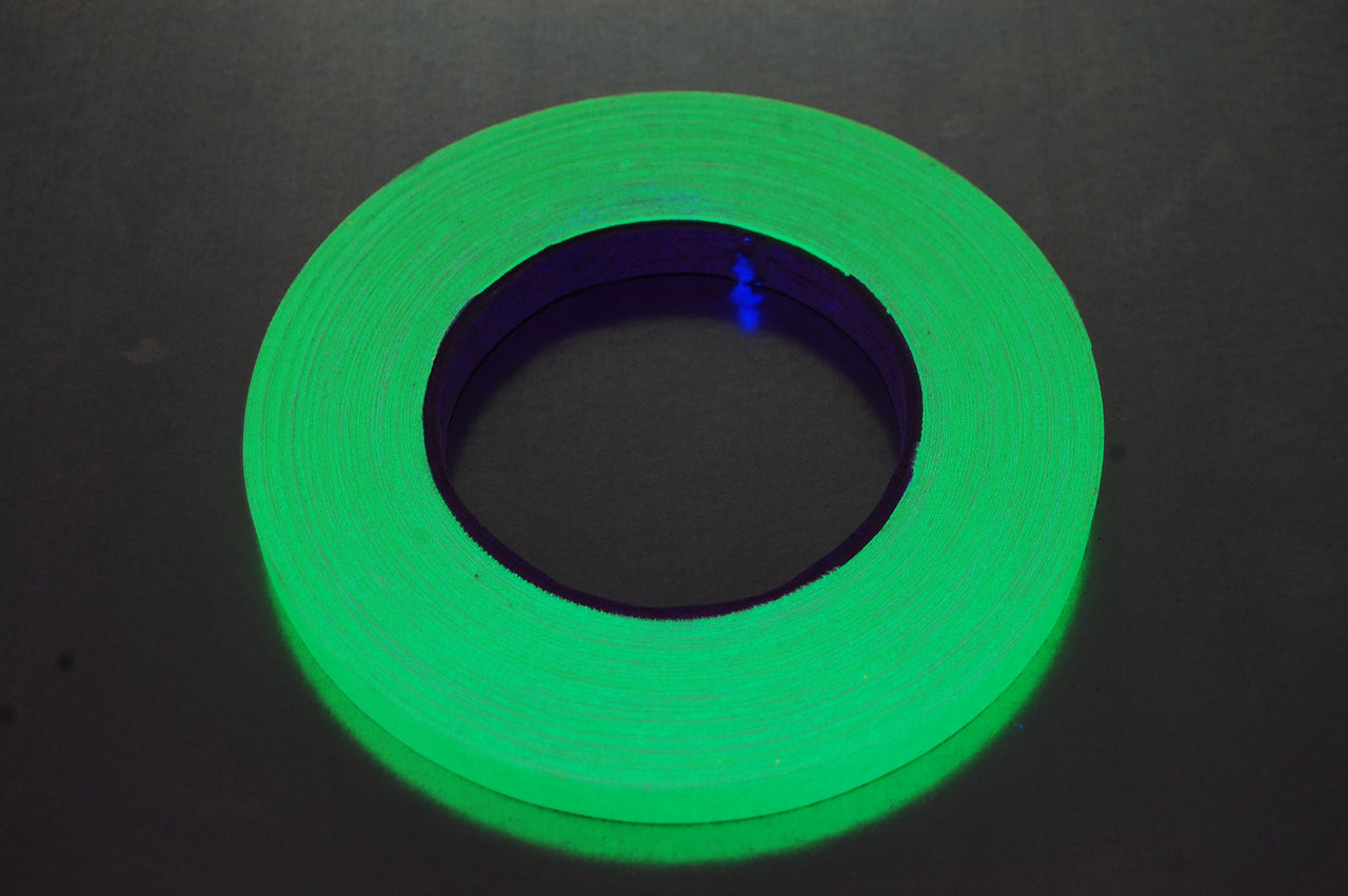 Half Inch UV Blacklight Reactive Fluorescent Gaffer Tape