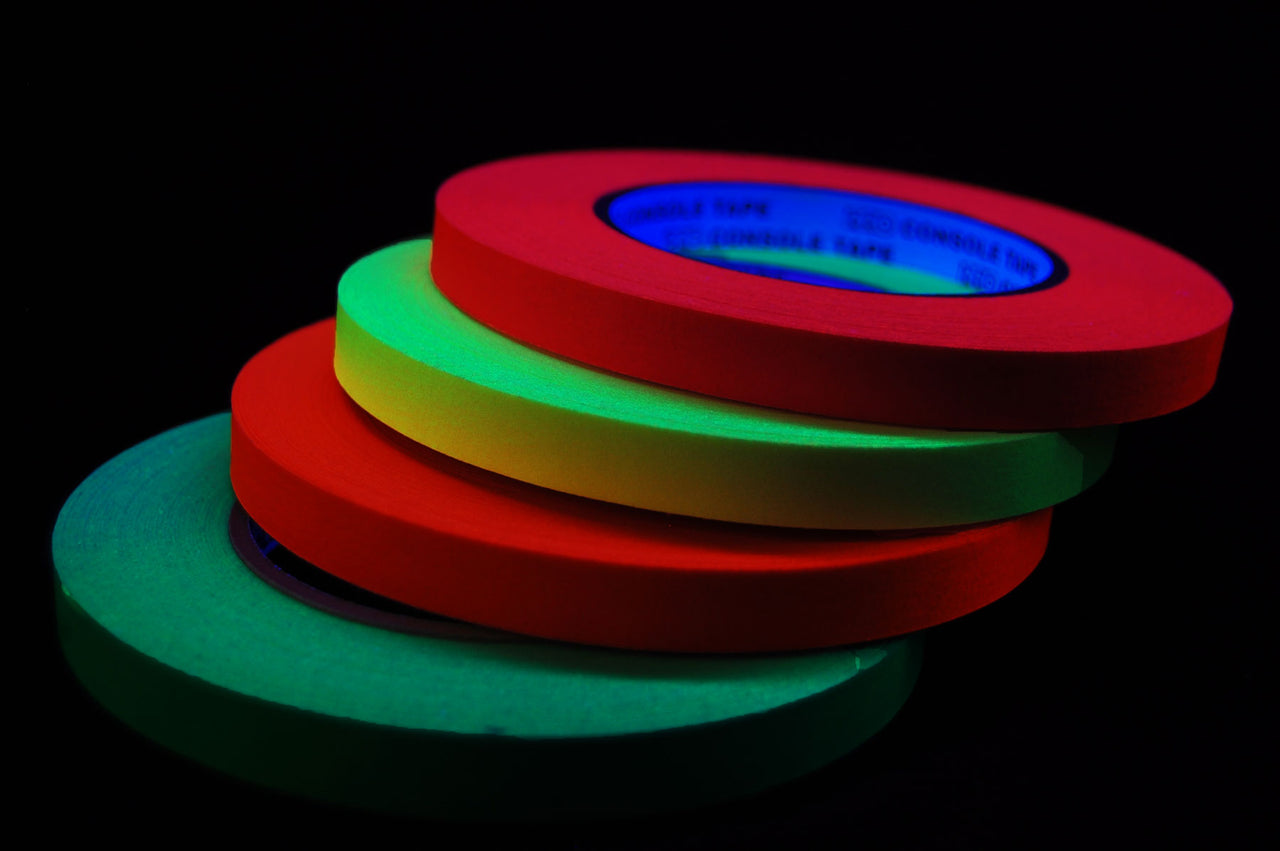 UV Blacklight Reactive Fluorescent Camo Gaffer Tape- 6 Yards