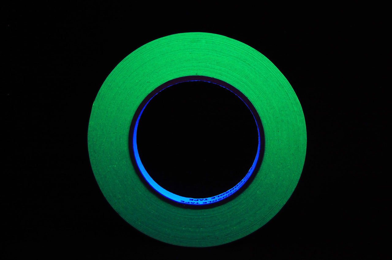 UV Blacklight Reactive Fluorescent Artist Tape- 60 Yards