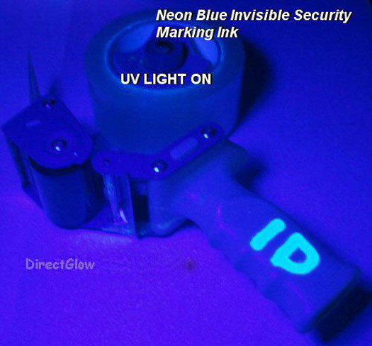 Opticz Blacklight Reactive Invisible UV Industrial Ink Document Marking Variety Kit
