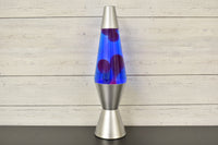 Thumbnail for 14.5 inch 20oz Lava Brand Motion Lamp Blue Liquid Purple Wax Cool Retro Decor