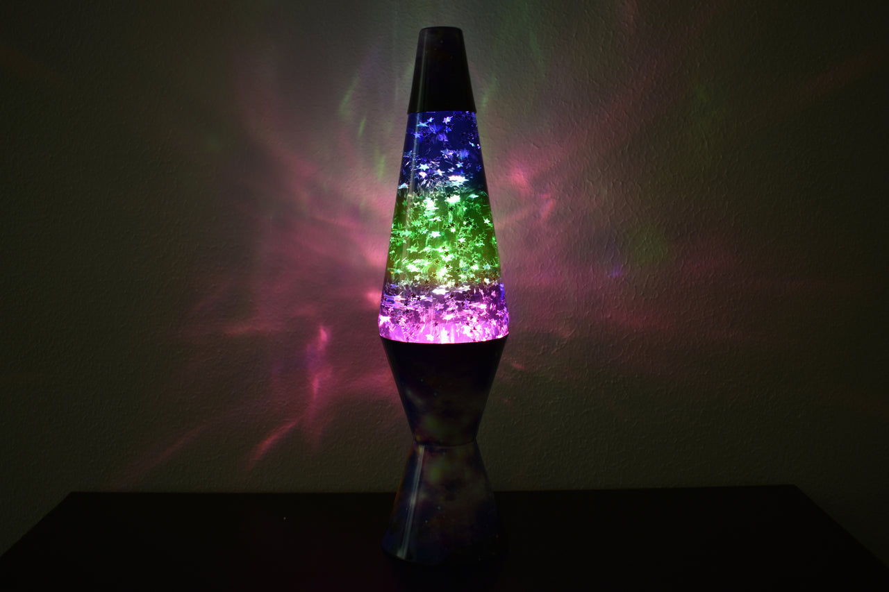 14.5 inch 20oz Color Max Galaxy Lava Brand Glitter Lamp Kids Retro Home Decor