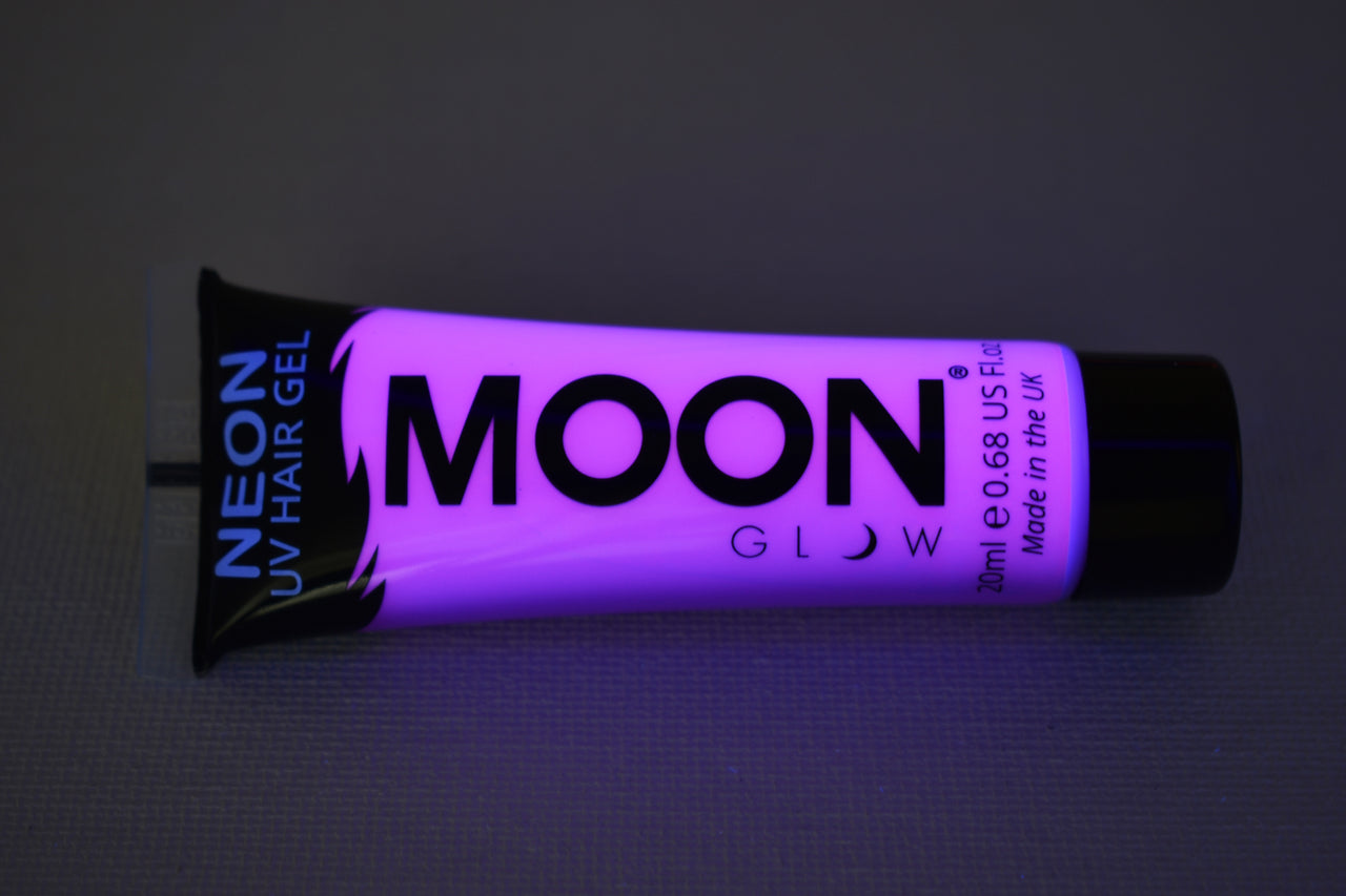 Moon Glow Intense UV Blacklight Hair Gel