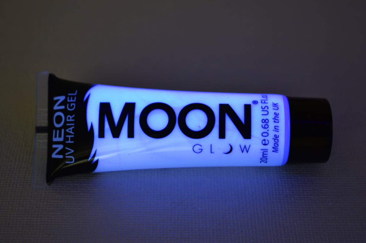 Moon Glow Intense UV Blacklight Hair Gel