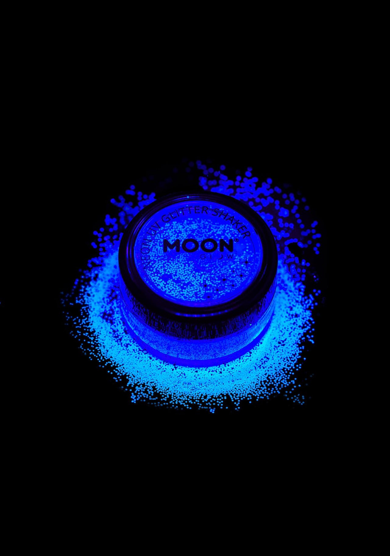 Moon Glow Intense UV Blacklight Face and Body Glitter Shaker