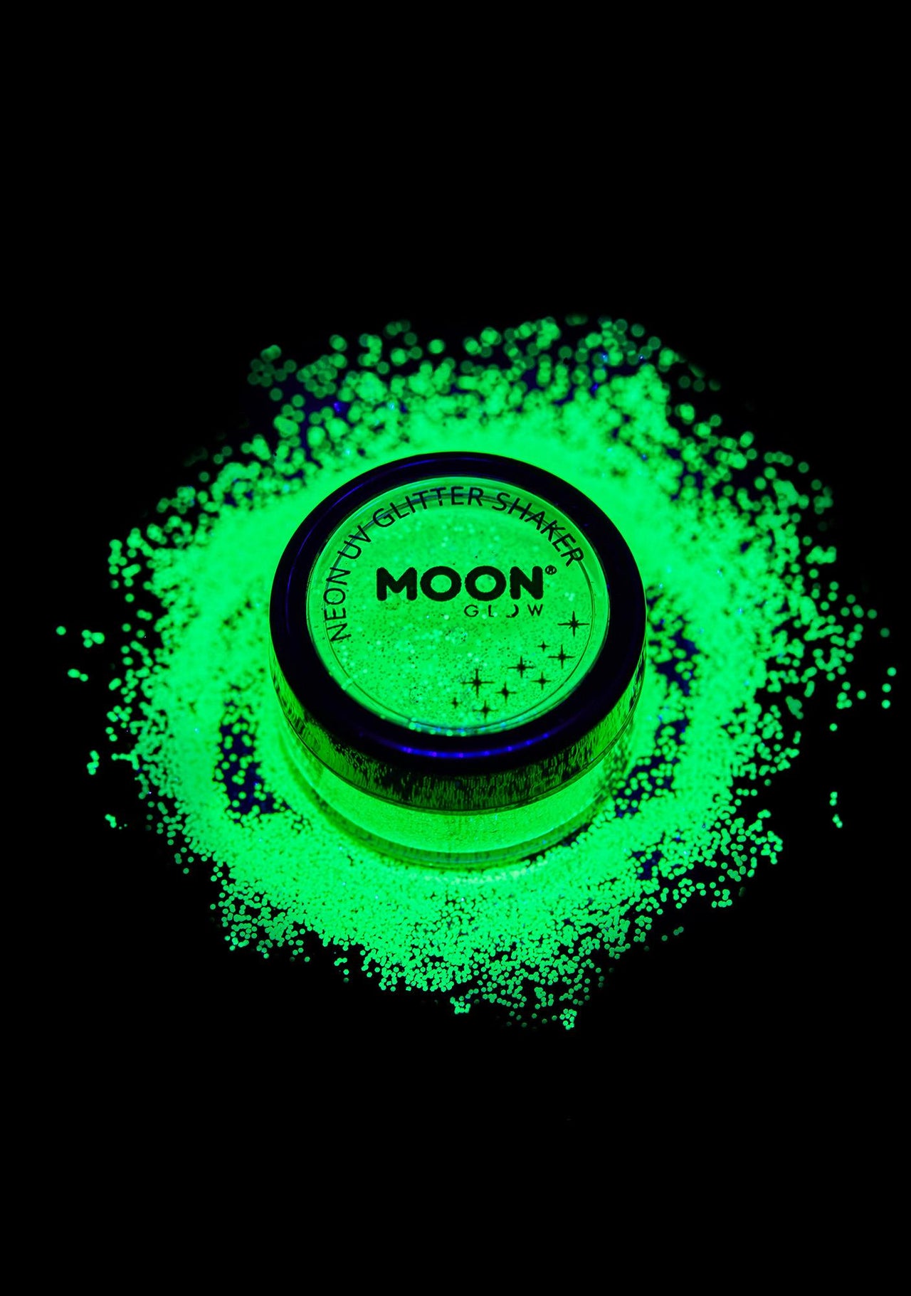 Moon Glow Intense UV Blacklight Face and Body Glitter Shaker